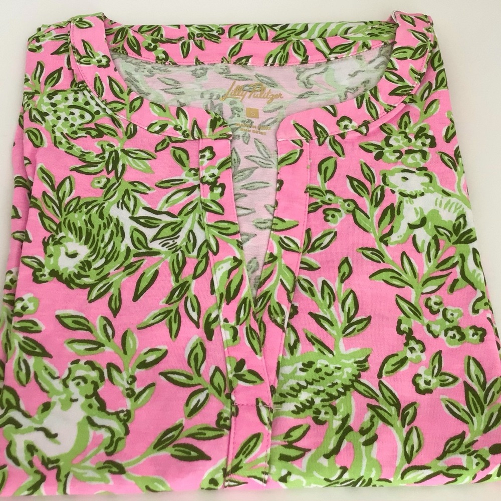 Lilly Pulitzer Dev Dress-Rousseau Pink Mane Character Energy - New in Package - Picture 9 of 10